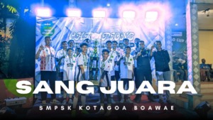 SMPSK Kotagoa Boawae Pertahankan Piala Bergilir Kategori Futsal Setelah Kalahkan SMP St. Theresia Kupang di Turnamen SMATER NDAO CUP IV