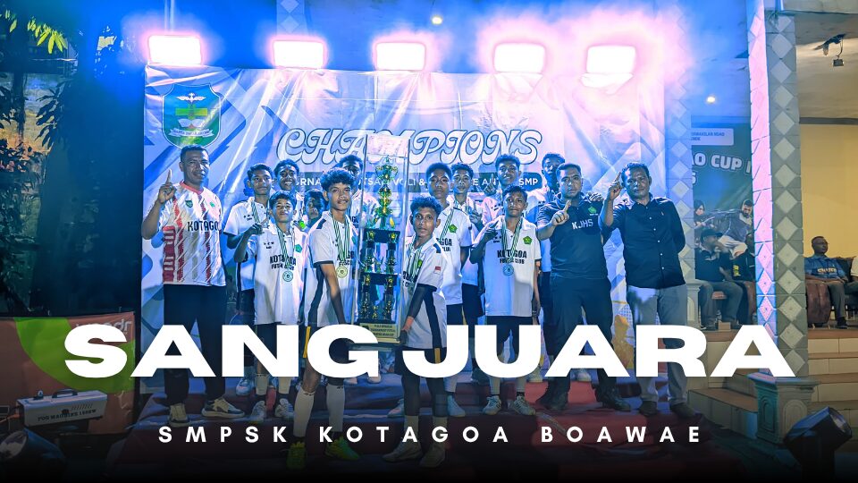 SMPSK Kotagoa Boawae Pertahankan Piala Bergilir Kategori Futsal Setelah Kalahkan SMP St. Theresia Kupang di Turnamen SMATER NDAO CUP IV