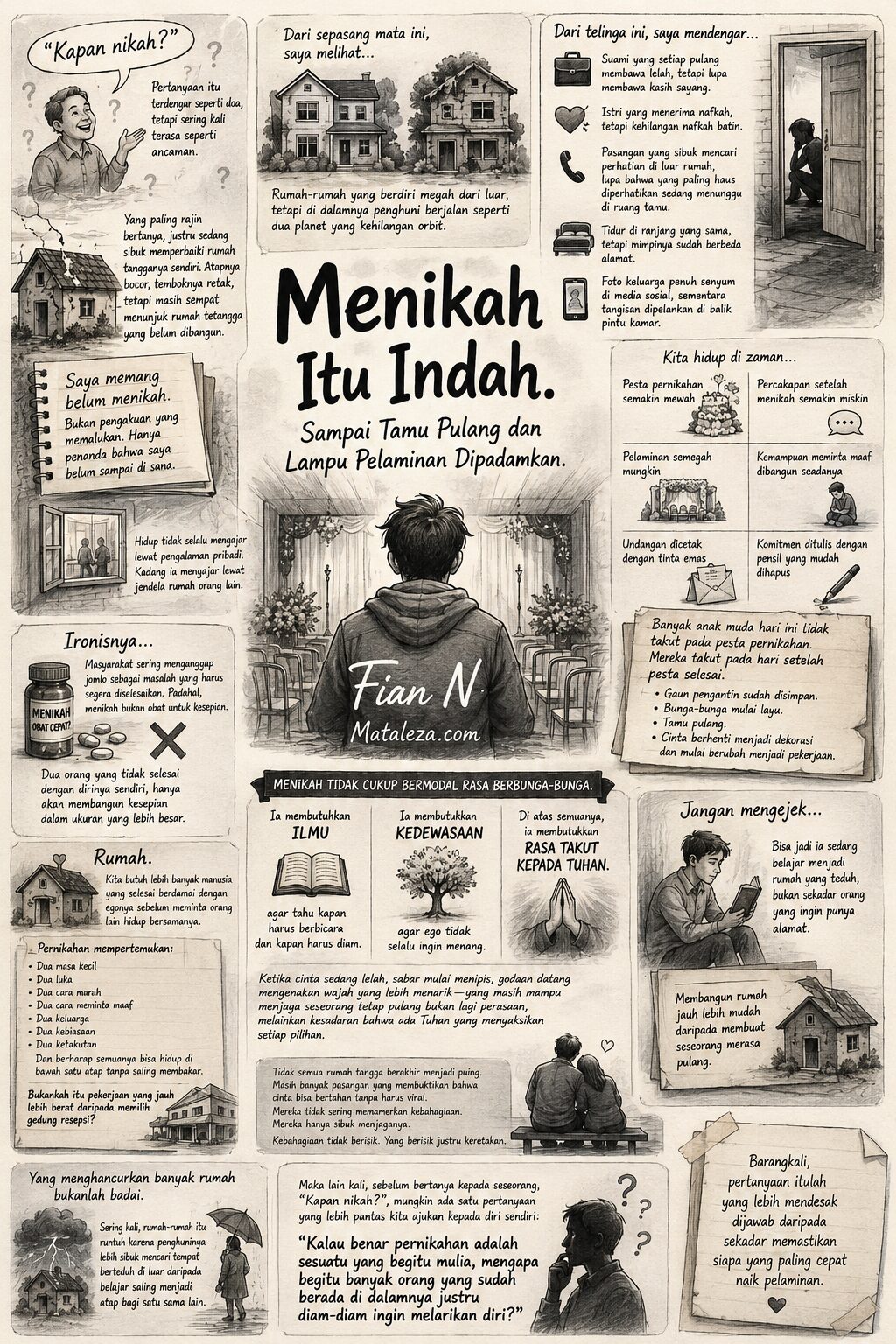 Ruang Rasa: Menikah Itu Indah. Sampai Tamu Pulang dan Lampu Pelaminan Dipadamkan.