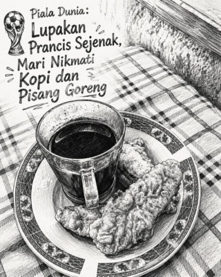 Piala Dunia: Lupakan Prancis Sejenak, Mari Nikmati Kopi dan Pisang Goreng