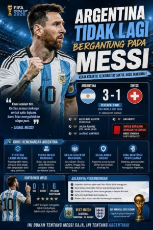 Sudut Pandang: Argentina Tidak Lagi Bergantung pada Messi