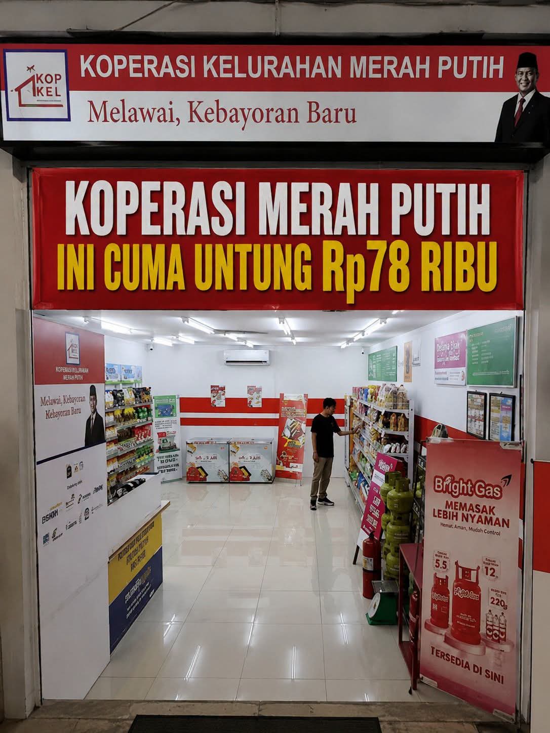 Sudut Pandang: Pasti Salah Hitung, Masa’ Koperasi Merah Putih Untungnya Cuma Rp78 Ribu